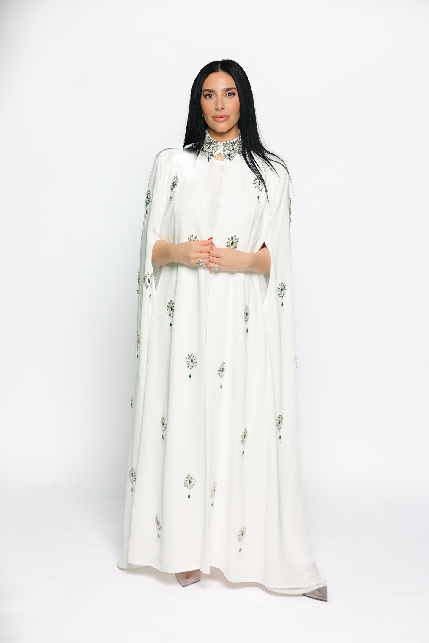 White Royal Abaya