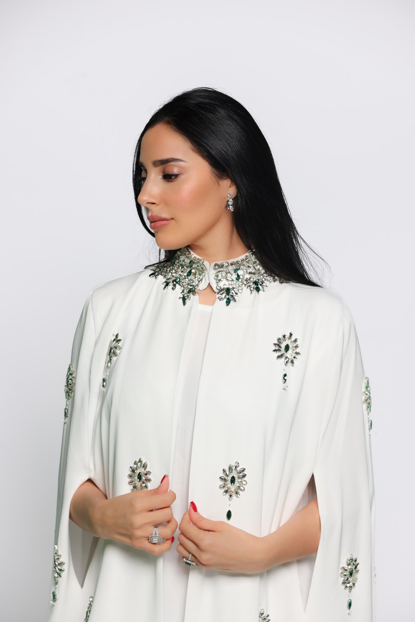 White Royal Abaya