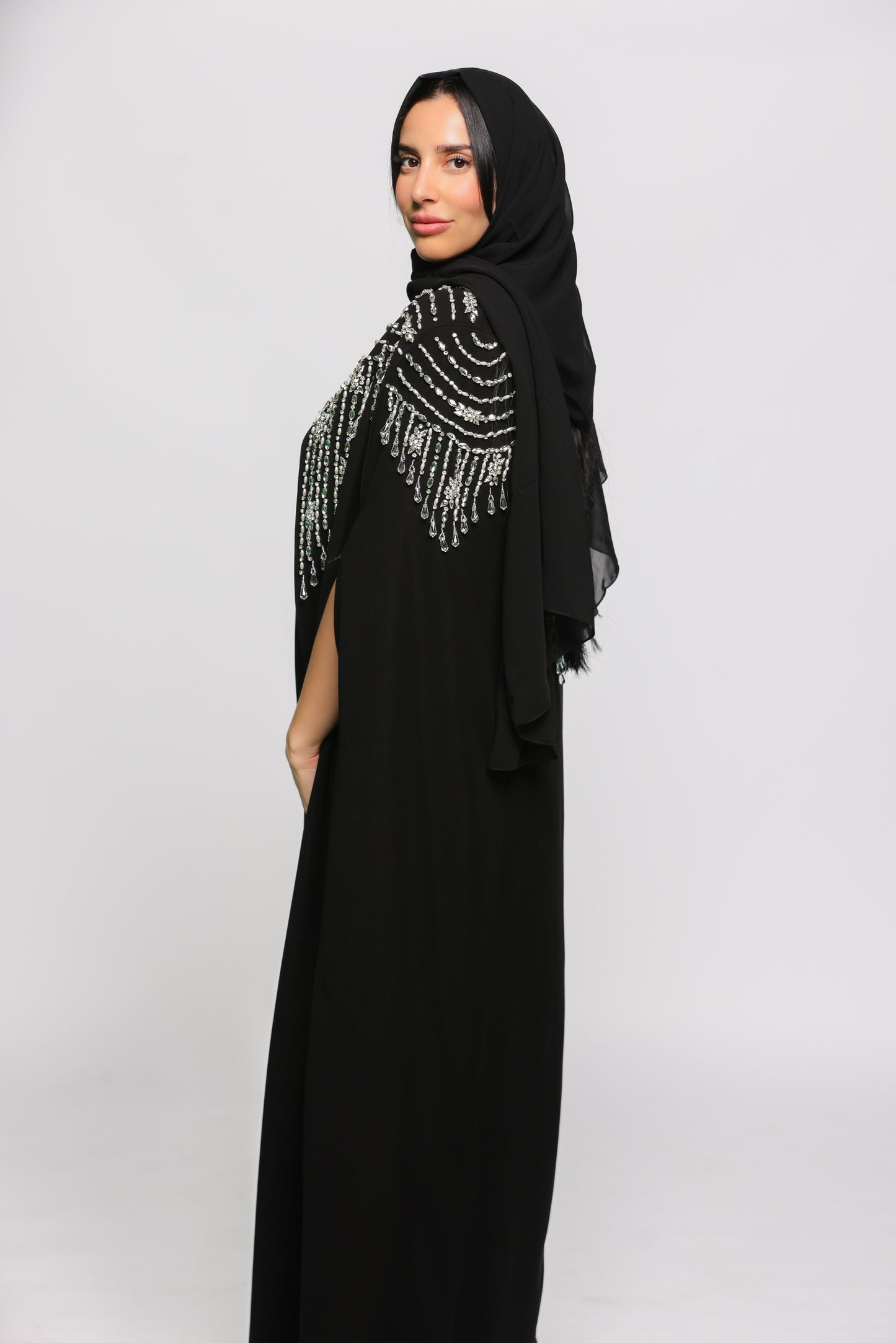 The Prestige Royal Black Abaya