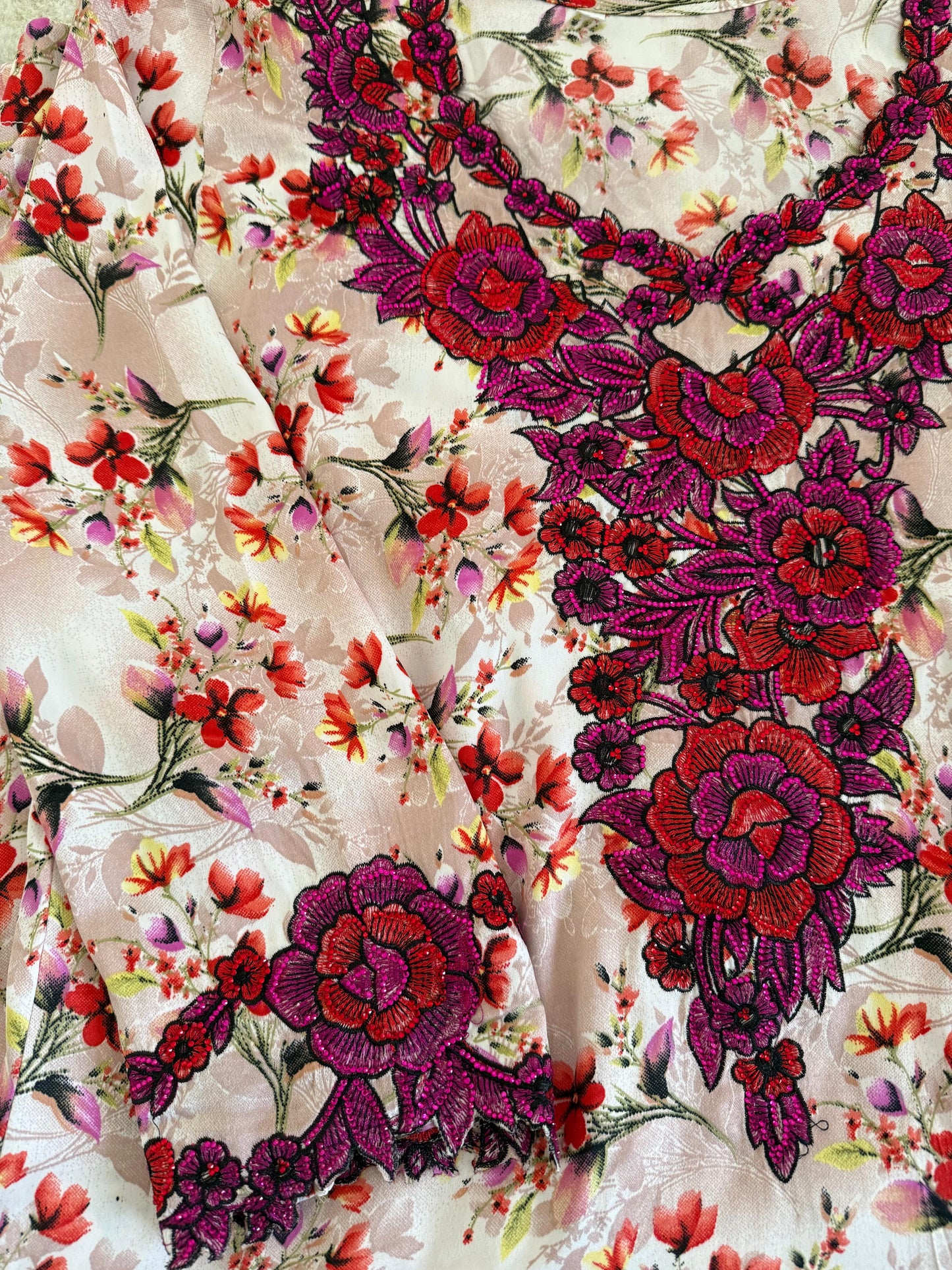 Long sleeve makhawer plus scarf